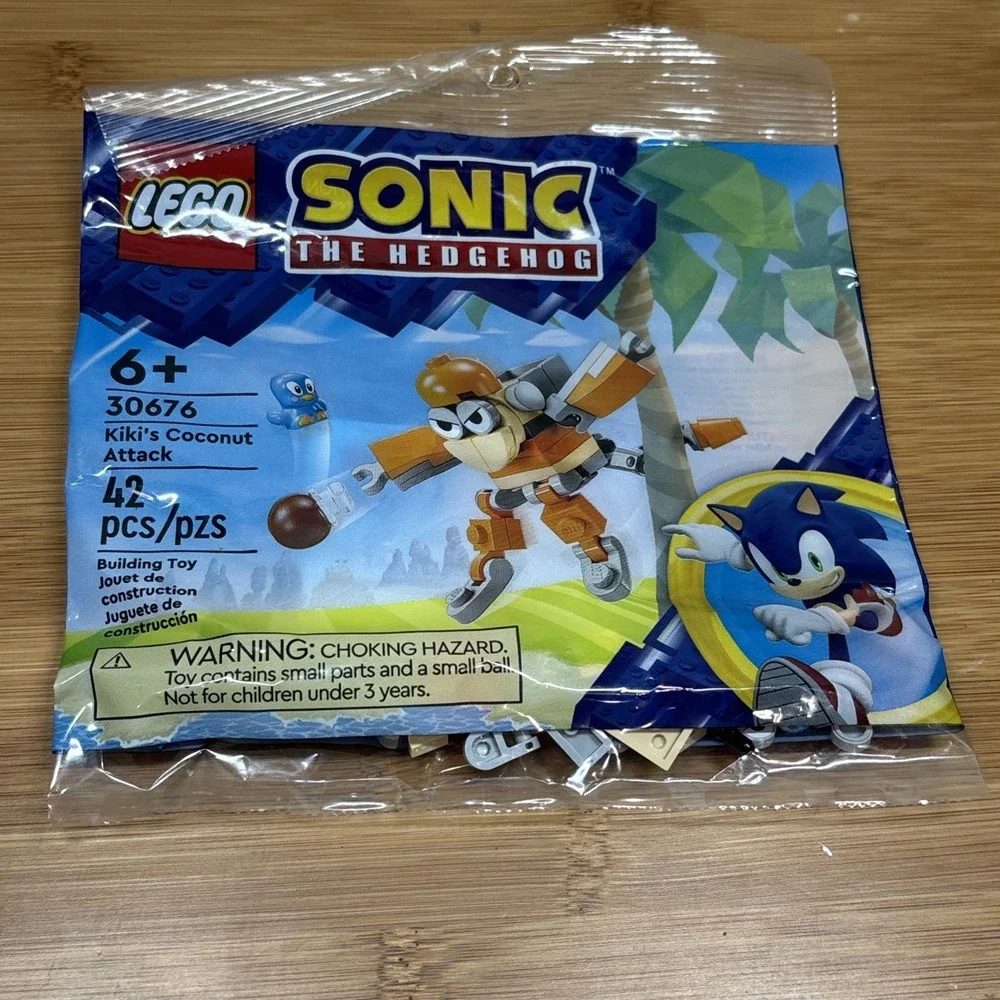Lego Sonic the Hedgehog Kiki's Coconut Attack Polybag‎ Set 30676 New Sealed 2024